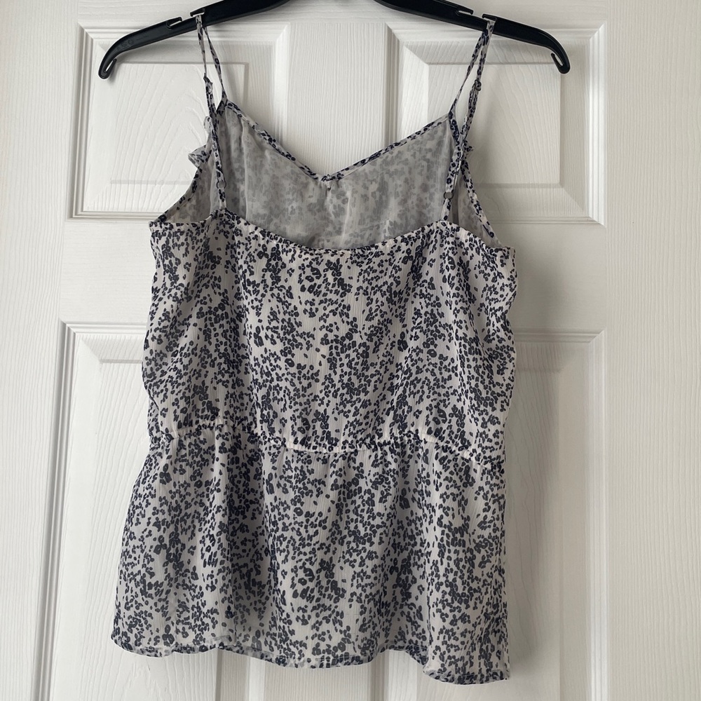 Mudd Spaghetti Strap Ruffle Blouse‎ - Picture 3 of 5